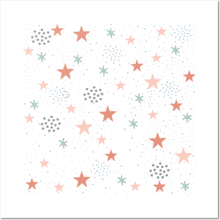 Stars Pattern Posters and Art
